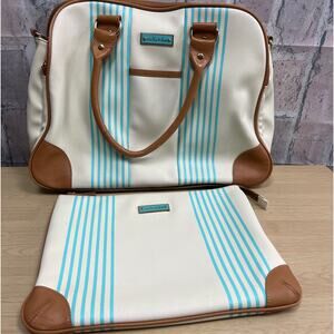 Stella & Dot Leather Tote Bag & Clutch Bundle